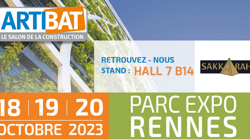 Stand hall 7 B14, RDV sur le salon 100% PRO – ARTIBAT Rennes